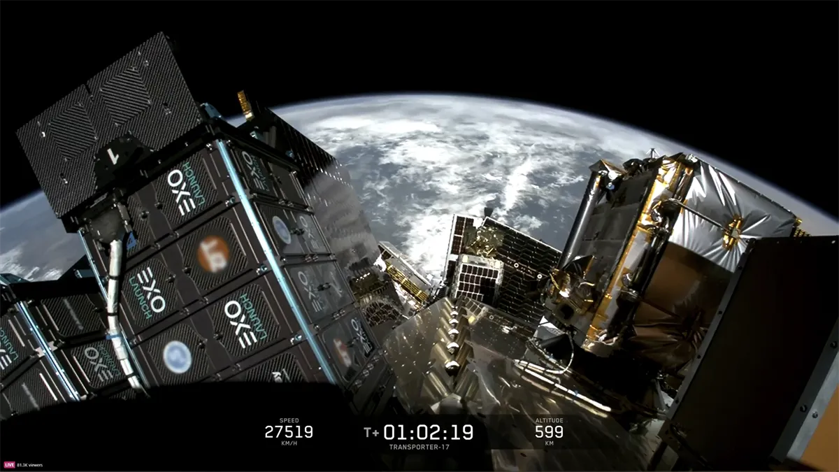 Hyperion and Posidonia satellites