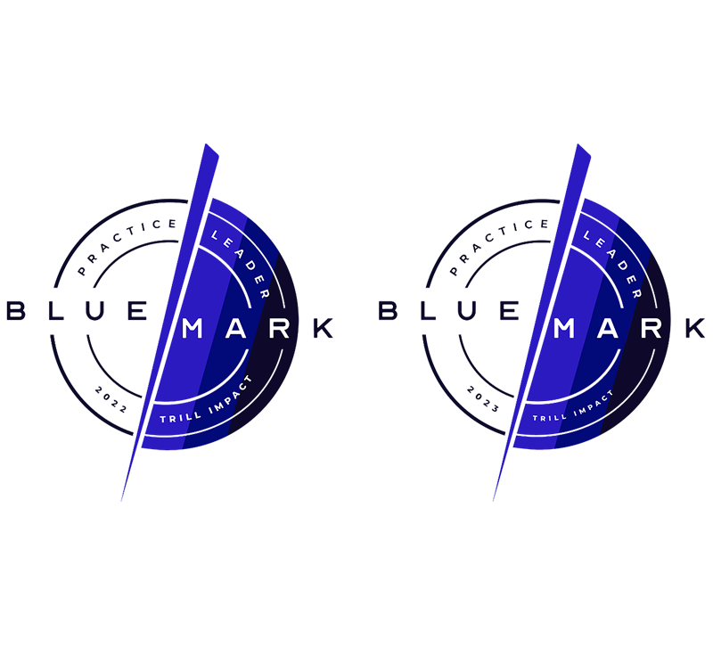 Bluemark PracticeLeaderSeal 2022 + 2023